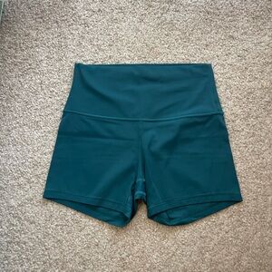 Lululemon Align High-Rise Short 4” Storm Teal size 6
